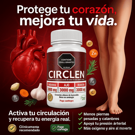 CIRCLEN: HOY SON PIERNAS PESADAS Y FALTA DE AIRE… MAÑANA PUEDE SER QUE TU CORAZÓN NO AGUANTE MÁS