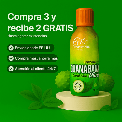 MIRA COMO EL EXTRACTO DE  GUANABANA AYUDA A PREVENIR Y TE APOYA EN TU CANCER Y LOS MEDICOS LO OCULTABAN. PAGA 1 Y LLEVA 2