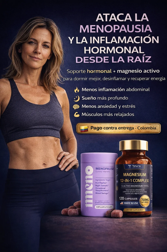 (MENO+MAGNESIO)NO ENGORDASTE PORQUE “TE DESCUIDASTE”..ENGORDASTE PORQUE ESTÁS EN PLENA MENOPAUSIA Y TU CUERPO ESTÁ PERDIENDO MAGNESIO.